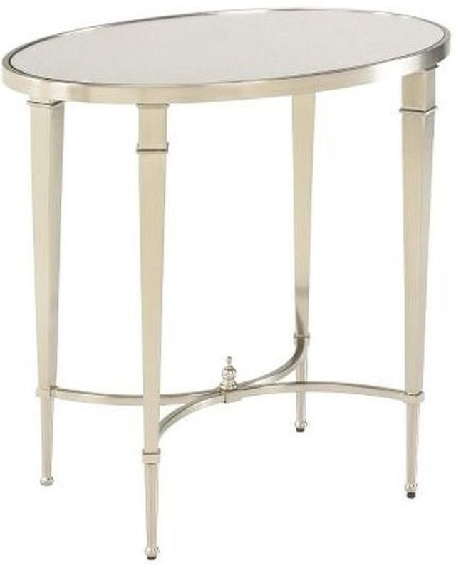 Hammary® Mallory Collection White Oval End Table