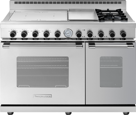 Tecnogas Superiore Next Classic Series 48" Stainless Steel Free Standing Gas Range