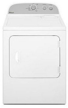 Whirlpool Front Load Gas Dryer-White 0