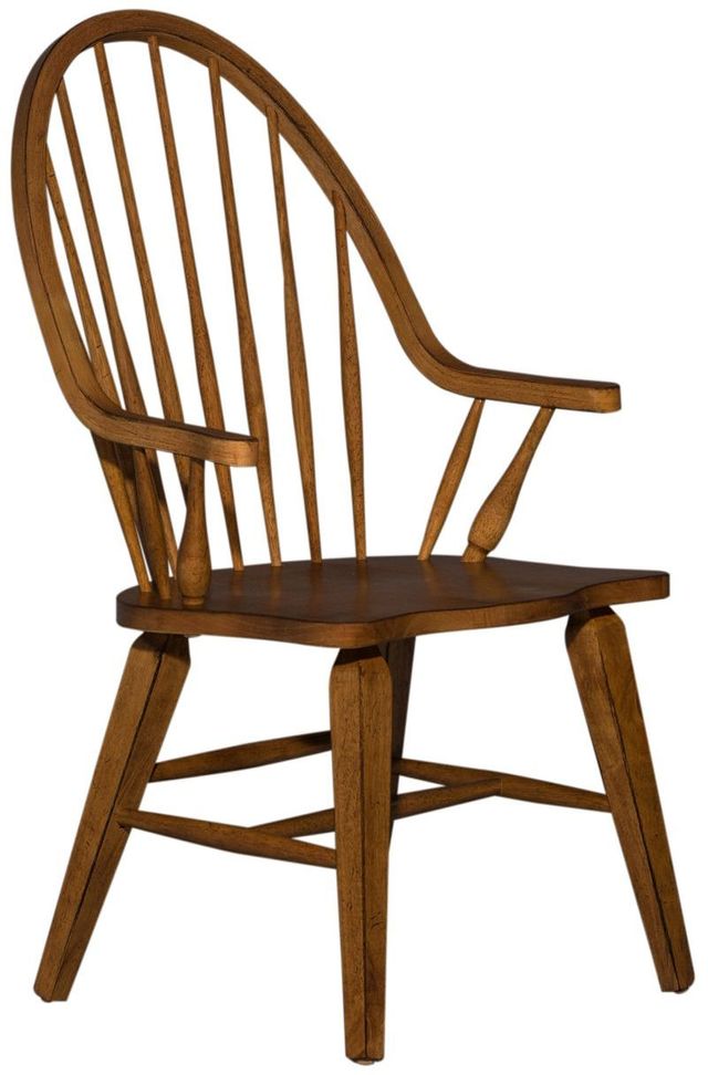 Liberty Furniture Hearthstone Rustic Oak Arm Chair 0