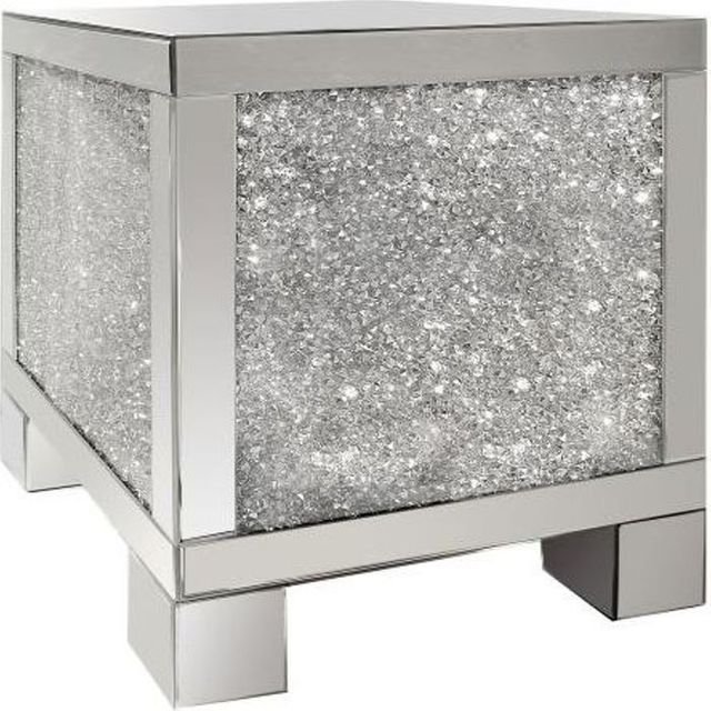 Coaster® Contemporary Silver Side Table