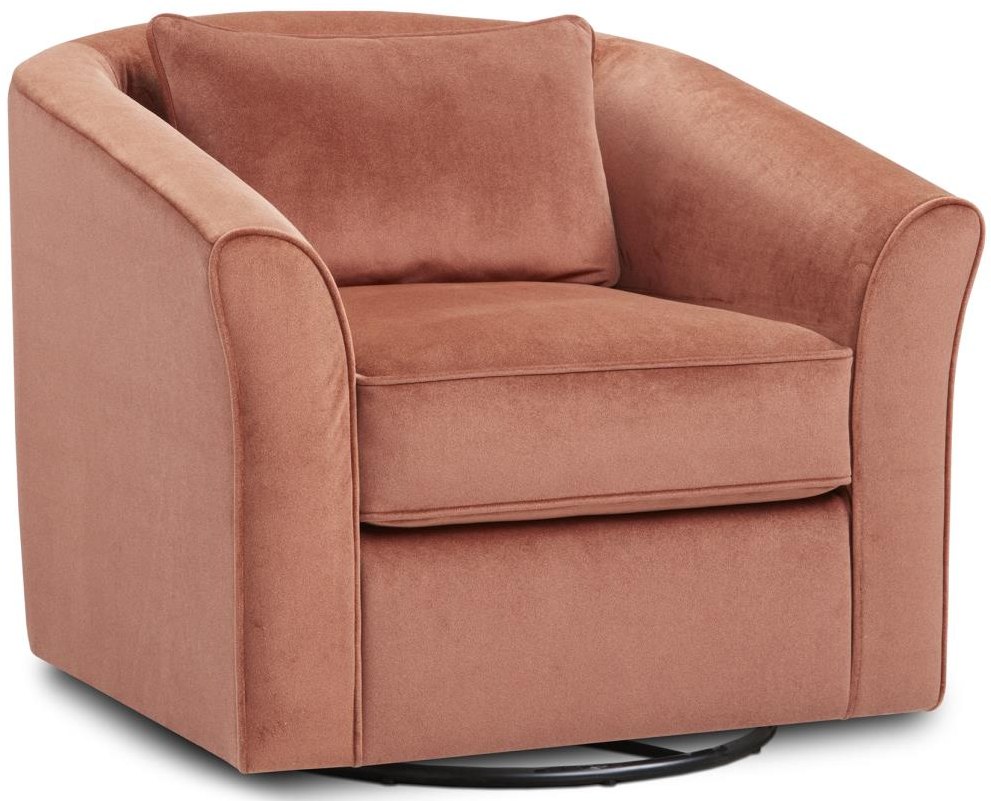 Fusion Furniture 53-02 Geordie Clay Swivel Chair