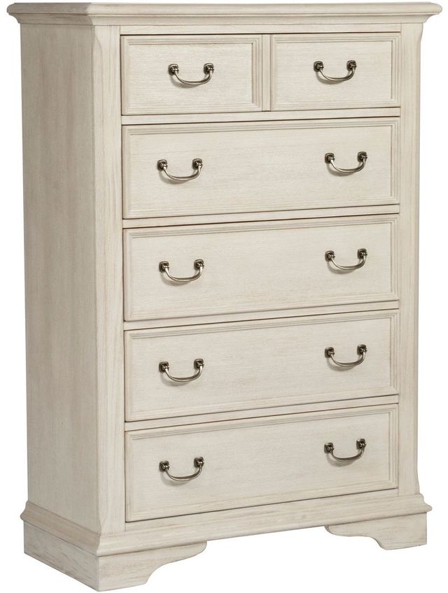 Liberty Furniture Bayside Antique White 5 Drawer Chest-0