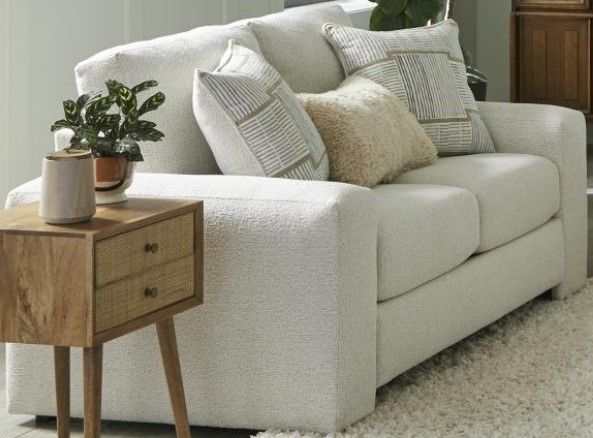 Albany Sandstone 427-00-GENS-20586 Sofa with Accent Pillows