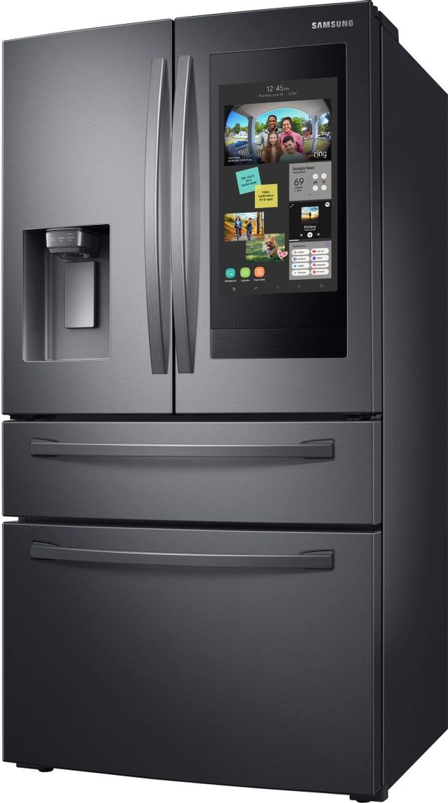 Samsung 22.2 Cu. Ft. Fingerprint Resistant Black Stainless Steel Counter Depth French Door Refrigerator 4