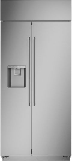 Monogram 36 In. 20.2 Cu. Ft. Stainless Steel Built In Side-by-Side Refrigerator