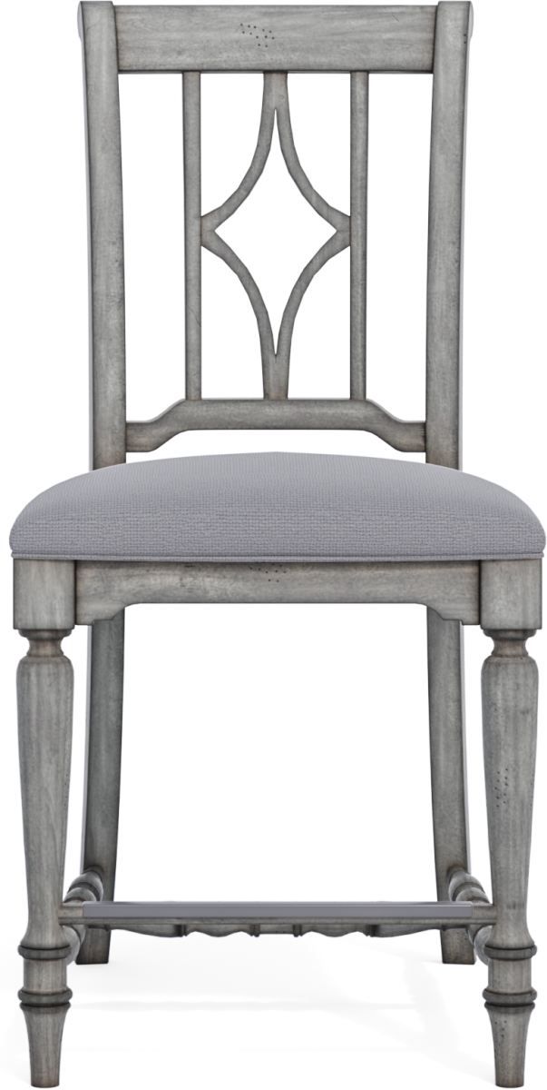 Flexsteel® Plymouth® Weathered Graywash Counter Chair 1