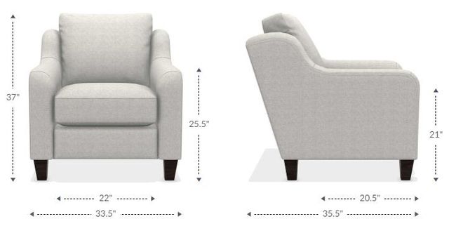 La-Z-Boy® Talbot Charcoal Chair 10