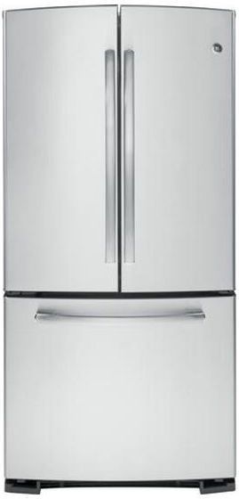 GE 22.7 Cu. Ft. French-Door Refrigerator-Stainless Steel