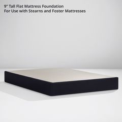 Stearns and Foster 9" Flat Twin XL Mattress Foundation (Takes 2 for King)