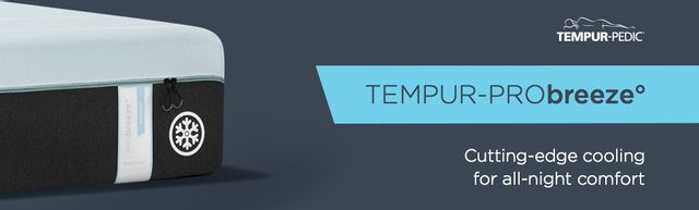 Tempur-Pedic® TEMPUR-ProBreeze® 12.2" Hybrid Medium Tight Top Queen Mattress-2