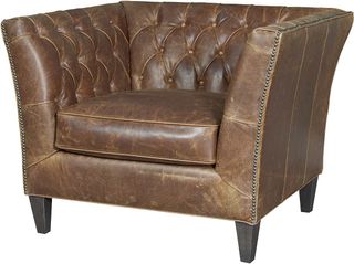Universal Explore Home™ Duncan Sheridan Chestnut All Leather Chair