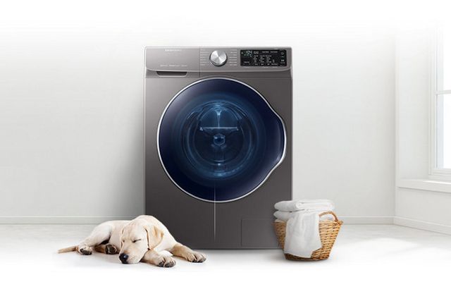 Samsung 2.2 Cu. Ft. Inox Grey Front Load Washer 14