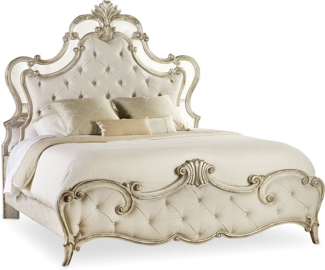 Hooker® Furniture Sanctuary Silver California King Upholstered Bed 0