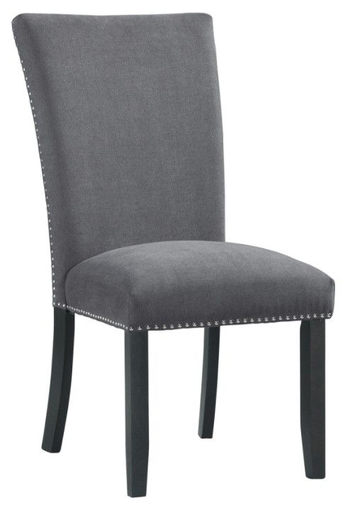 Elements International Tuscany Charcoal Dining Chair-0