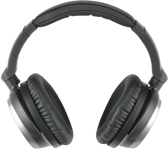 Audio-Technica® QuietPoint® Black Active Noise-Cancelling Over-Ear Headphones 2
