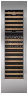 Sub-Zero® 24" Stainless Steel Wine Storage Door Panel with Tubular Handle - Left Hinge