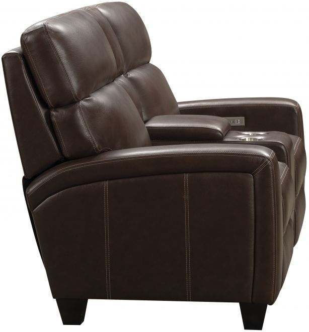 BarcaLounger® Marcello Castleton Rustic Brown Power Reclining Loveseat-3