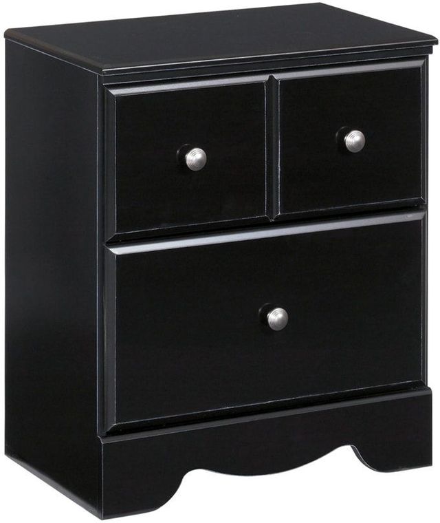 Signature Design by Ashley® Shay Almost Black Nightstand