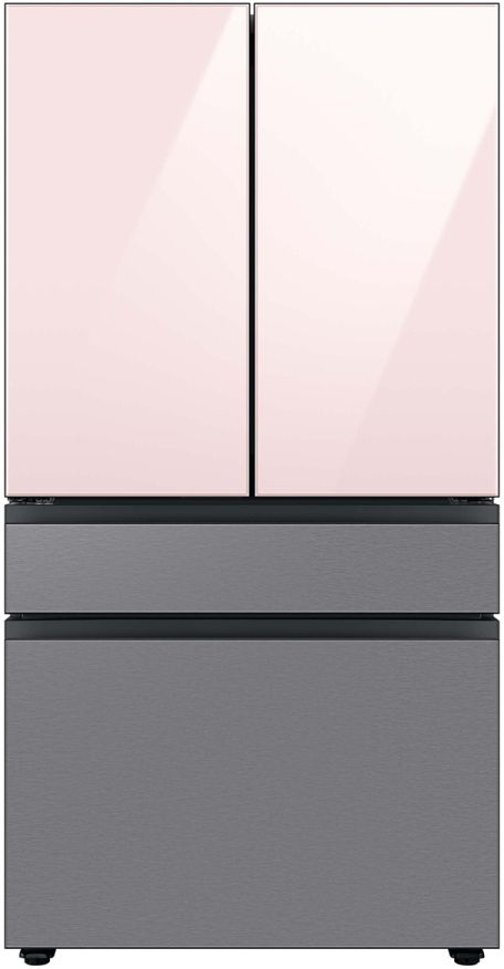 Samsung Bespoke 36" Matte Grey Glass French Door Refrigerator Bottom Panel 12