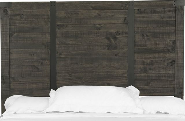 Magnussen Home® Abington Weathered Charcoal King Panel Bed-2