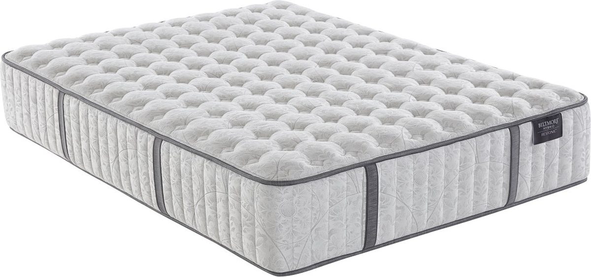 Restonic® Biltmore Midea Hybrid Plush Tight Top Queen Mattress | Fleck ...