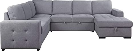 ACME FURNITURE NARDO SECTIONAL IN GRAY 1