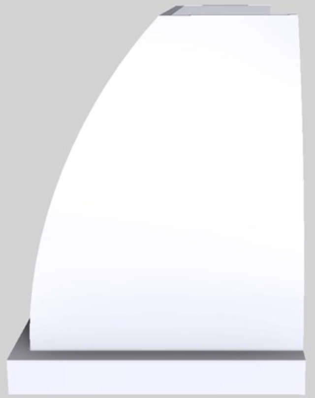 Vent-A-Hood® Designer Series 48" White Wall Mounted Range Hood 1