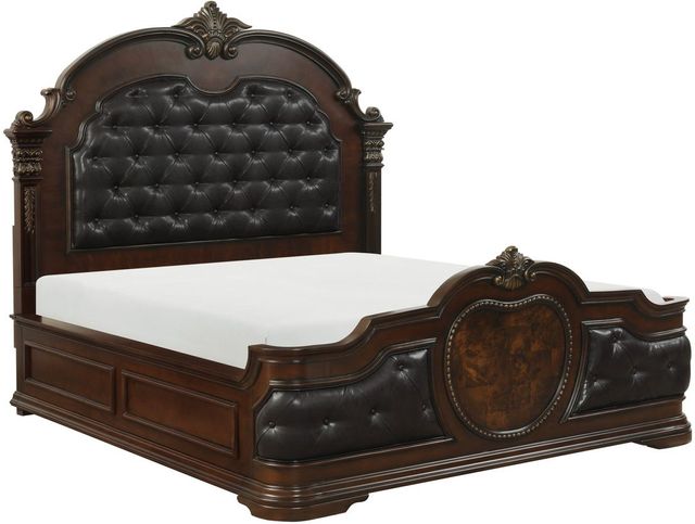 Homelegance® Antoinetta Warm Cherry Eastern King Bed