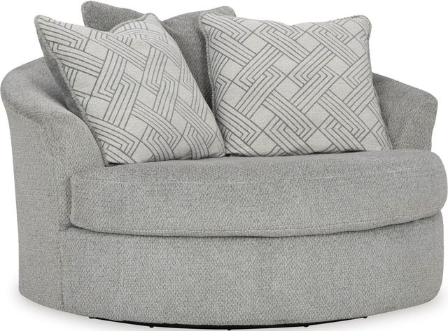 Signature Design by Ashley® Casselbury Cement Oversized Swivel Accent Chair-0