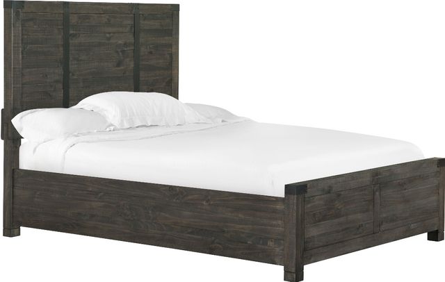 Magnussen Home® Abington Weathered Charcoal California King Panel Bed-0