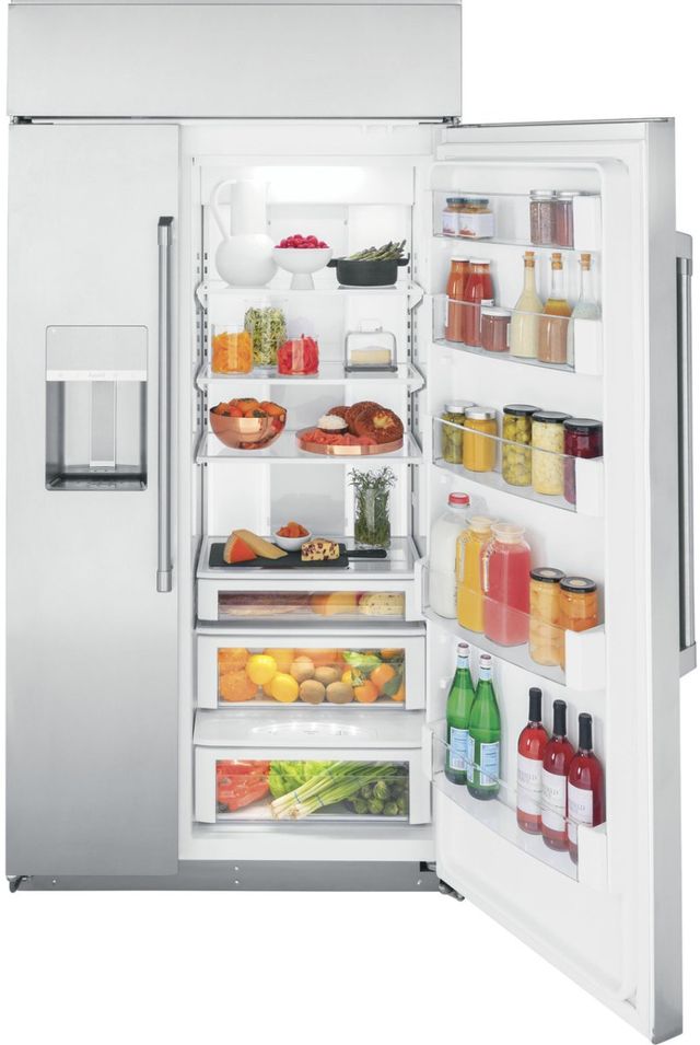 Café™ 24.5 Cu. Ft. Stainless Steel Built-In Side-by-Side Refrigerator-3