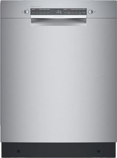 Bosch® 300 Series 24" Stainless Steel Front Control Built In Dishwasher