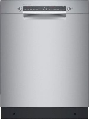 Bosch® 300 Series 24" Stainless Steel Front Control Built In Dishwasher