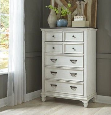 Liberty Allyson Park Wire Brushed White Chest 9