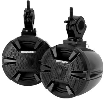 Alpine® 6.5" Weather-Resistant Coaxial Speaker Pods 0