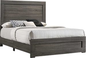 Lifestyle Grey King Panel Bed