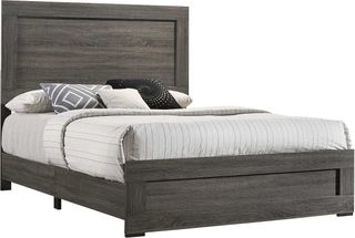 Lifestyle Grey Queen Panel Bed