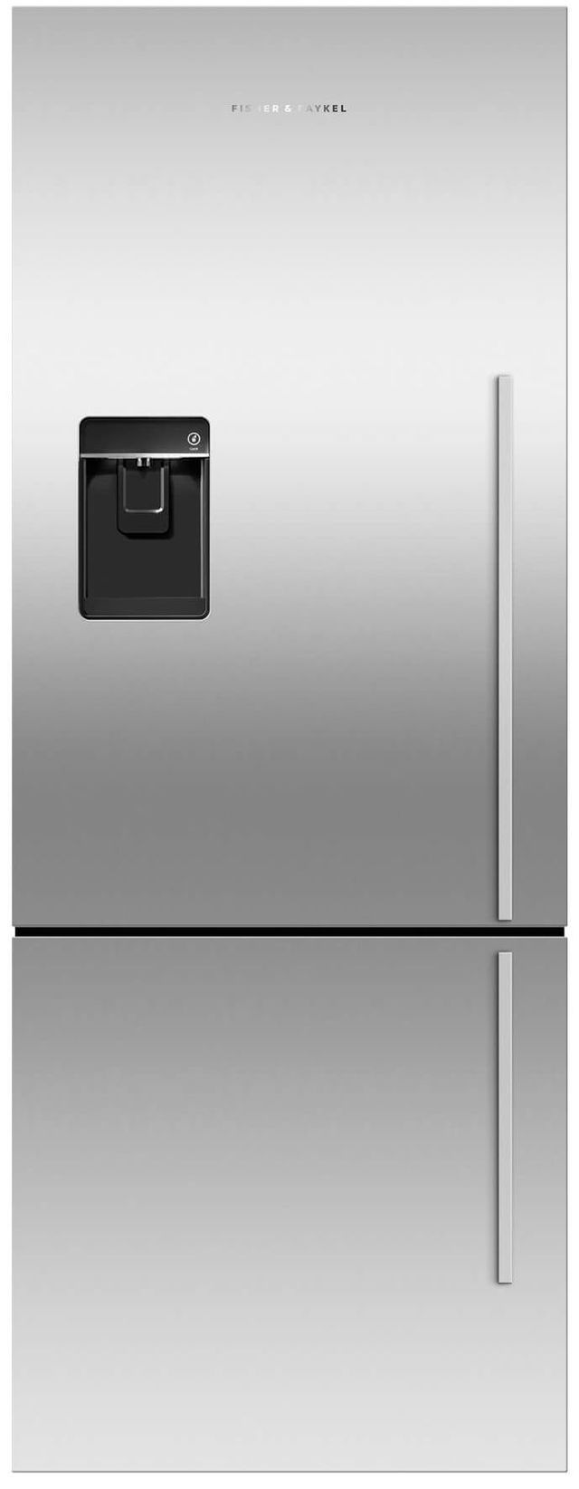 Fisher & Paykel Series 7 13.5 Cu. Ft. Stainless Steel Counter Depth Bottom Freezer Refrigerator 8