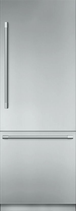Thermador® Freedom® 30 in. 16.0 Cu. Ft. Stainless Steel Built-In Bottom Freezer Refrigerator