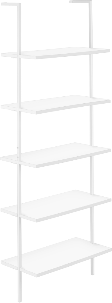 Monarch Specialties Inc. White Ladder Bookcase