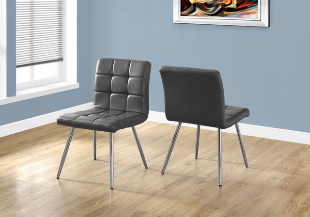 Monarch Specialties Inc. 2 Piece Grey Dining Chairs 2
