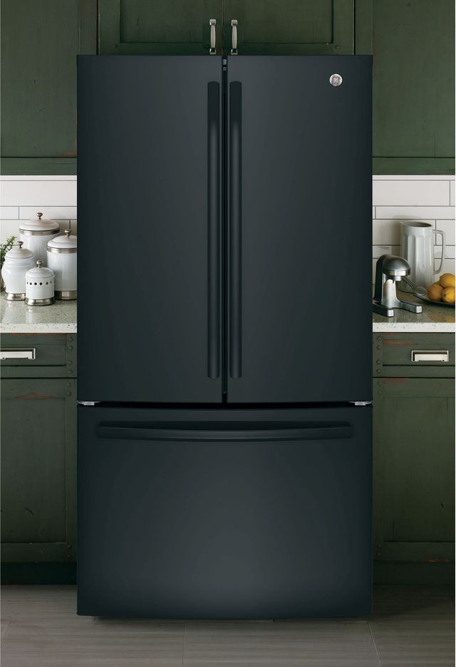 Réfrigérateur à portes françaises de 36 po GE® de 27,0 pi³ - Acier inoxydable résistant aux traces de doigts 3