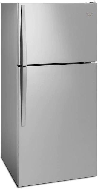 Whirlpool® 18.2 Cu. Ft. Monochromatic Stainless Steel Top Freezer Refrigerator 7