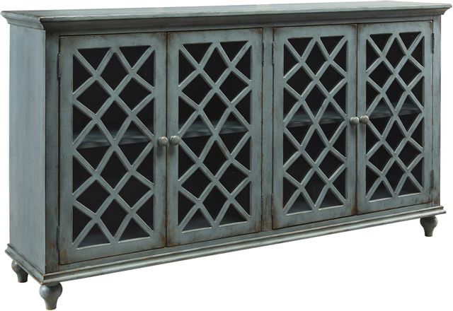 Signature Design by Ashley® Mirimyn Antique Teal Accent Cabinet 0