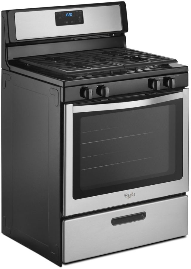 whirlpool-30-black-on-stainless-steel-free-standing-gas-range