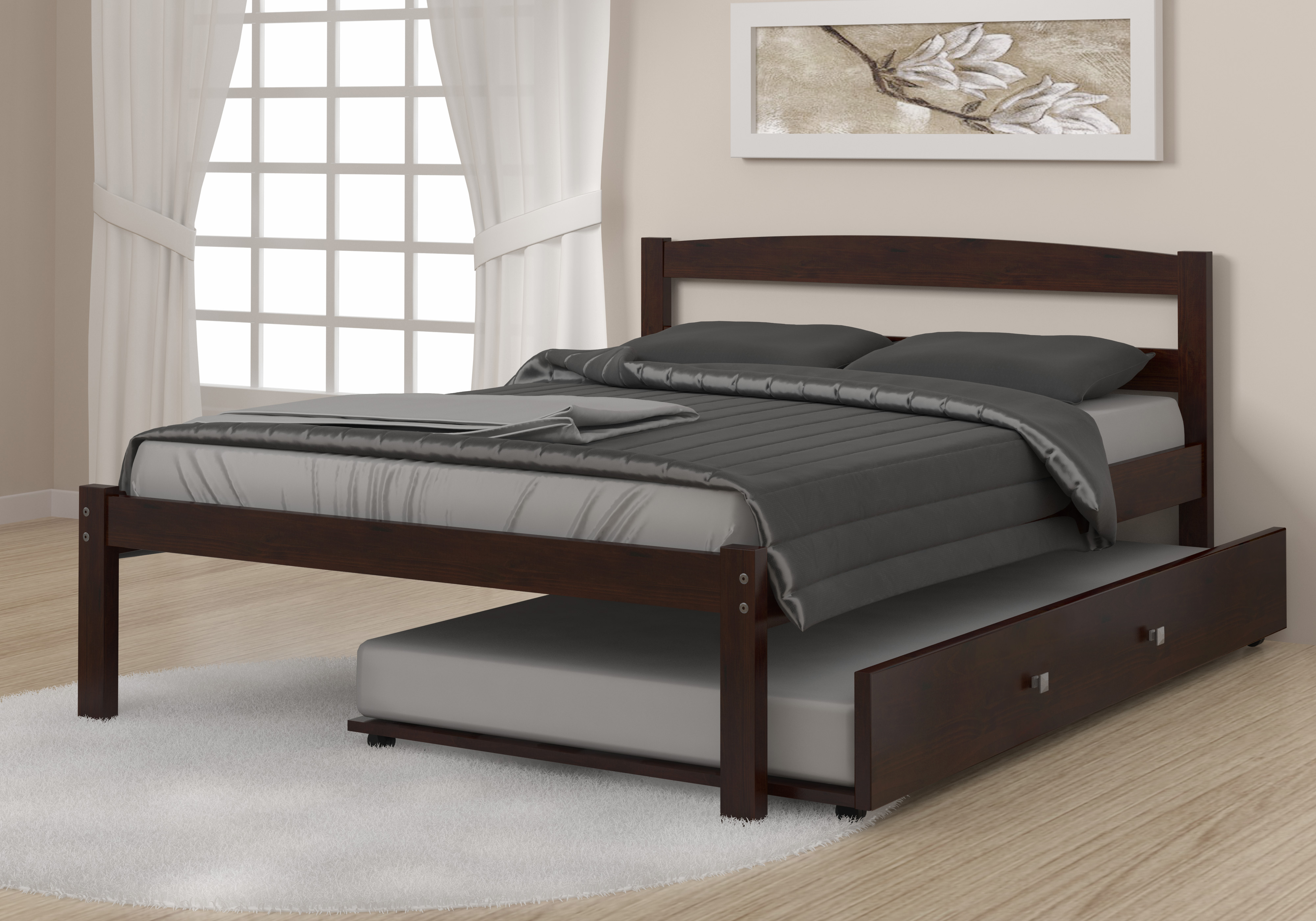 Donco Trading Company Econo Full Bed With Trundle Bed