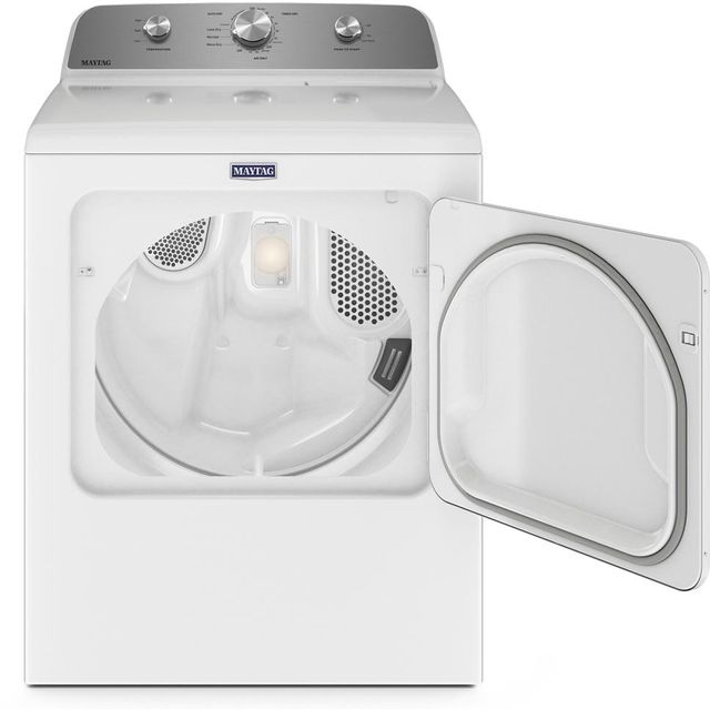 Maytag® 7.0 Cu. Ft. White Front Load Gas Dryer-3