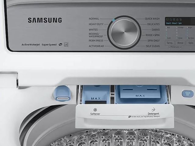 Samsung 5.0 Cu. Ft. White Top Load Washer 6