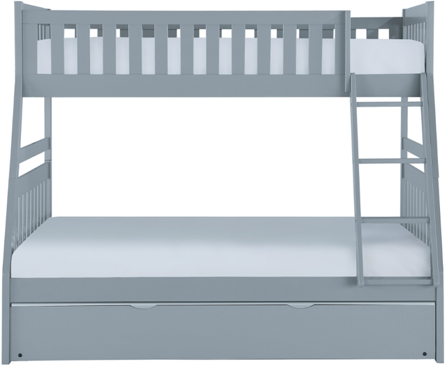 Homelegance Orion Gray Twin/Full Bunk Bed 2